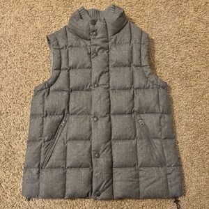 J. Hilburn St. Moritz Down Vest Gray Puffer Medium